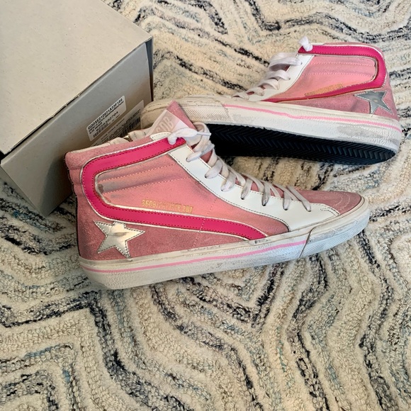 NWT Golden Goose Pink slides private edition - Picture 2 of 6